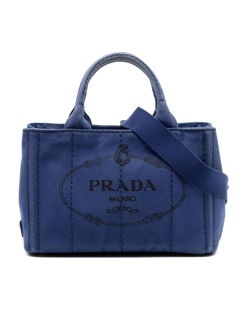 Prada Canapa Convertible Tote Canvas #298226P85B